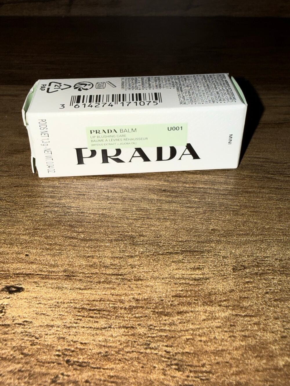 PRADA Beauty Balm Lip Blushing Care Mini — U001 Astral Pink (0.04 oz / 1.3 g)